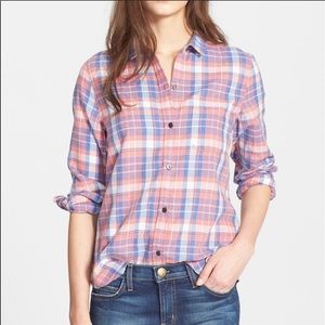 Current/Elliott Plaid Top-a8